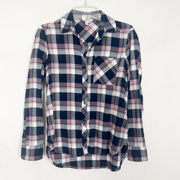 Orvis Women's Plaid Flannel Button Down Shirt Size XS - Picture 1 of 12
